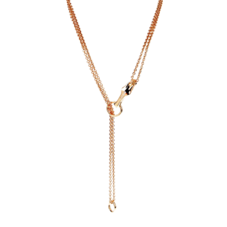 Rose Gold and Diamond Galop Necklace