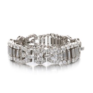 Platinum and Diamond Bracelet