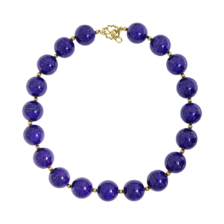 Gold and Lapis Lazuli Necklace