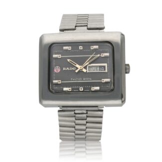NCC 202, a stainless steel automatic wristwatch with day and date