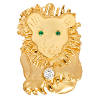 Hot Lion Brooch