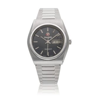 President, a stainless steel automatic wristwatch with date and day