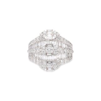 White Gold and Diamond Ring