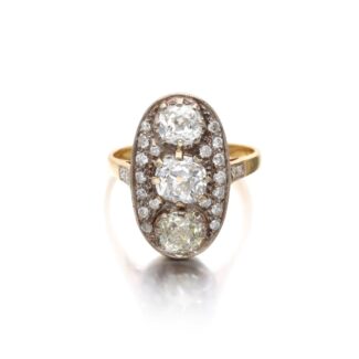 Gold and Diamond Ring