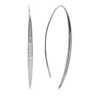 White Gold and Diamond Earrings