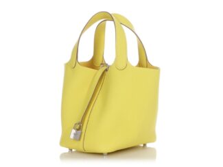 Lime Clemence Picotin Lock 18 Palladium Hardware, 2021