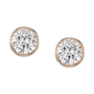 Rose Gold and 1.17ct Diamond Studs