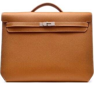 Gold Epsom Kelly Depeches 36 Briefcase, 2016