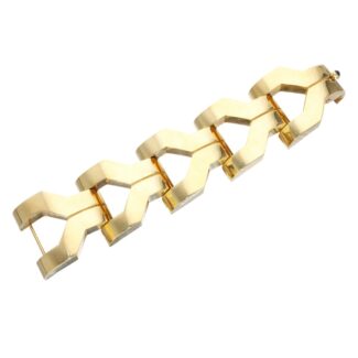 Gold and Sapphire Bracelet