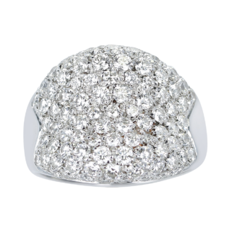 White Gold and Diamond Ring