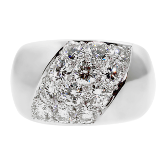 White Gold and Diamond Ring