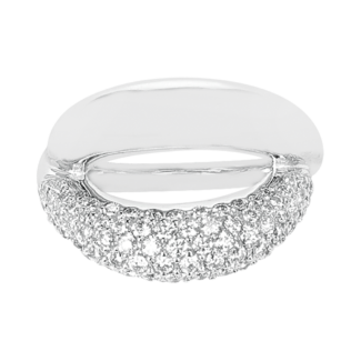 White Gold and Diamond Ring