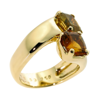 Gold and Citrine Ring