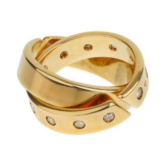 Gold and Diamond Ring
