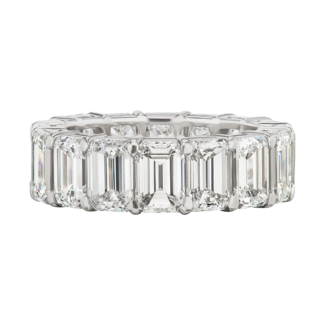 Platinum and 8.60ct Diamond Eternity Band