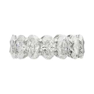 Platinum and 9.98ct Diamond Eternity Band