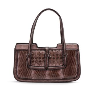 Mauve Ombr? Intrecciato Ayers Accordion Bag