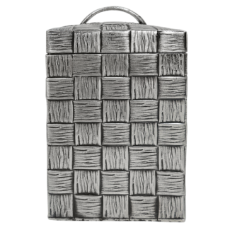 German Silver Basket Box