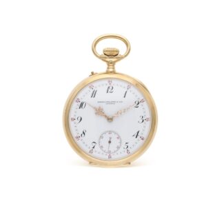Vintage Pocket Watch, a yellow gold manual pocket watch