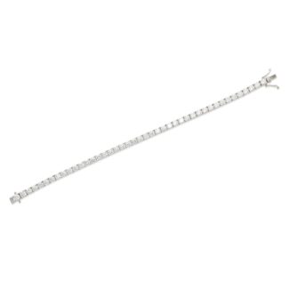 White Gold and 9.50ct Diamond Tennis Bracelet