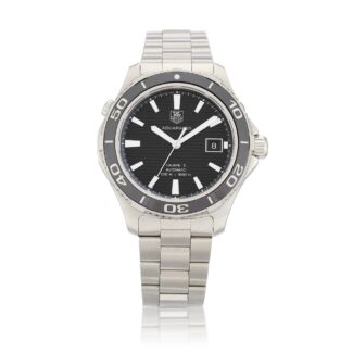 Aquaracer Reference WAK2110.BA0830, a stainless steel automatic wristwatch with date, Circa 2017