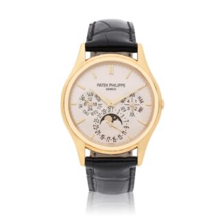 Grand Complication Reference 5140J-001, a yellow gold automatic wristwatch with perpetual calendar