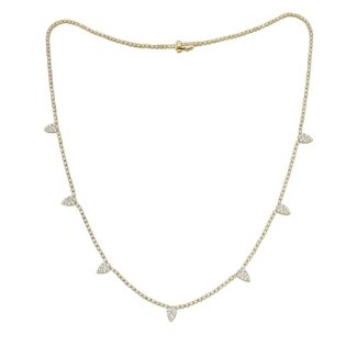 Gold and Diamond Necklace