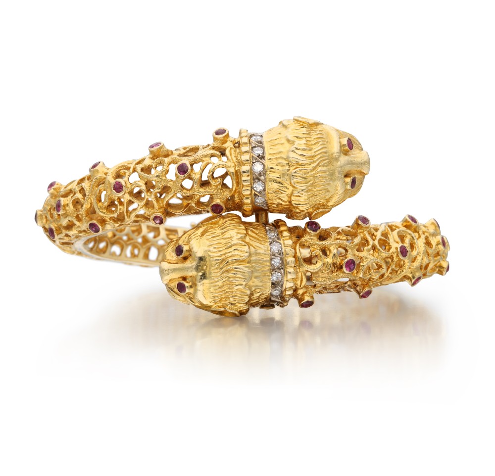 651-gold-ruby-diamond-and-cultured-pearl-double-chimera-head-bangle-bracelet.jpg