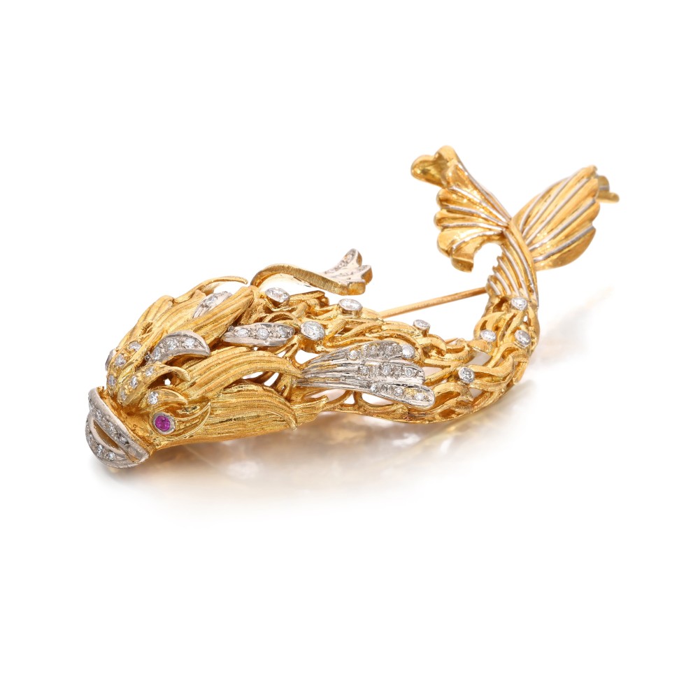68-goldwhitegoldrubyanddiamondkoifishbrooch.jpg