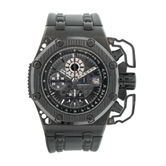 Royal Oak Offshore Survivor Ref. 26165IO.OO.A002CA.01, a titanium and ceramic automatic chronograph wristwatch with date, Circa 2008