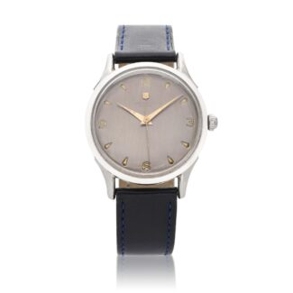 Classic, a stainless steel manual wind wristwatch