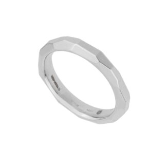 White Gold Band Ring