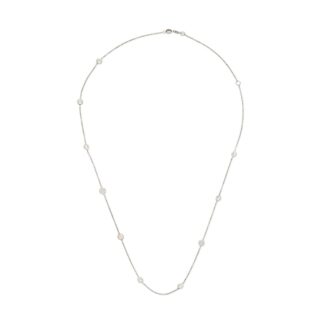 White Gold and Diamond Necklace
