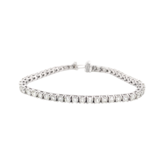White Gold and 7.00ct Diamond Tennis Bracelet