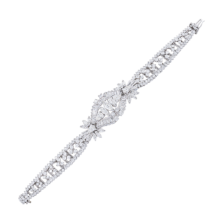 Platinum and Diamond Bracelet