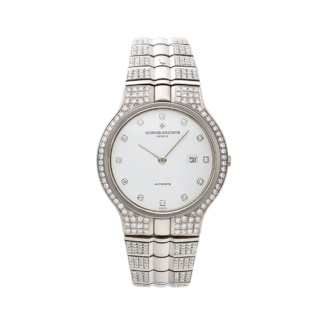 Phidias Reference 18010, a white gold and diamond wristwatch with date, Circa 2000s