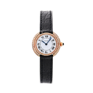 Vendome, a yellow gold and diamond wristwatch, Circa 1970s