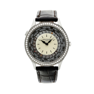 World Time Reference 7130G-001, a white gold automatic wristwatch with world time, Circa 2012