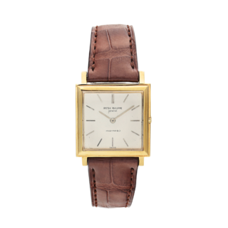 Gondolo Double Signed "Hausmann & Co.",  Reference 3490, a yellow gold manual wind wristwatch, Circa 1960s