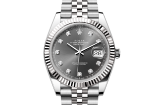 Datejust 41 Reference M126334-0006, Oyster, 41 mm, Oystersteel and white gold