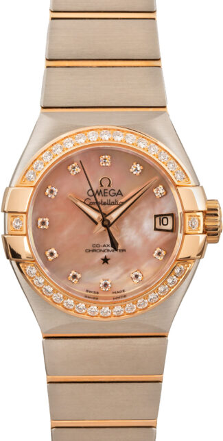 Omega Constellation Diamond Bezel