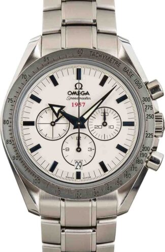 Omega Speedmaster Broad Arrow Silver Dial